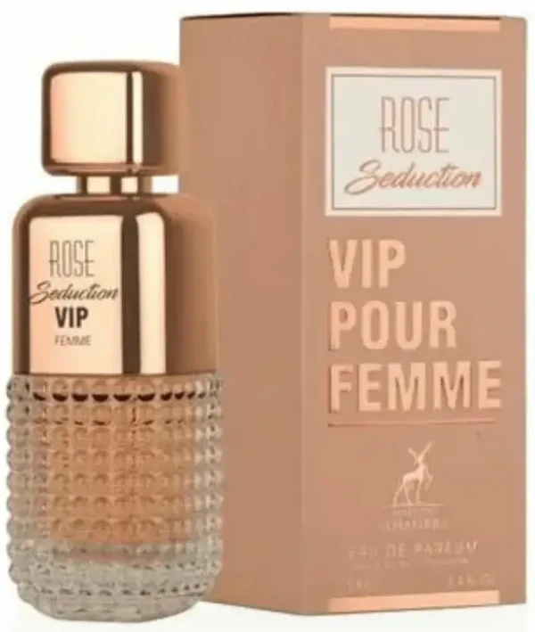 מייסון אלהמברה רוז סדקשן וי אי פי א.ד.פ MAISON ALHAMBRA Ladies Rose Seduction Vip 100ML