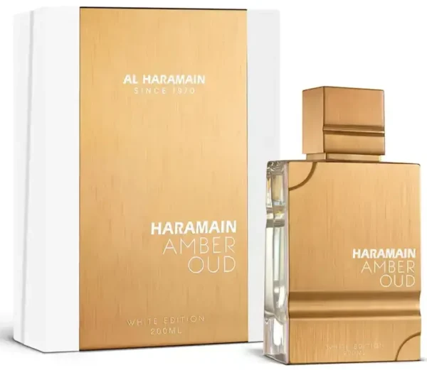 אל חרמין אמבר אוד וויט א.ד.פ Al Haramain Amber Oud White Edition 200ML